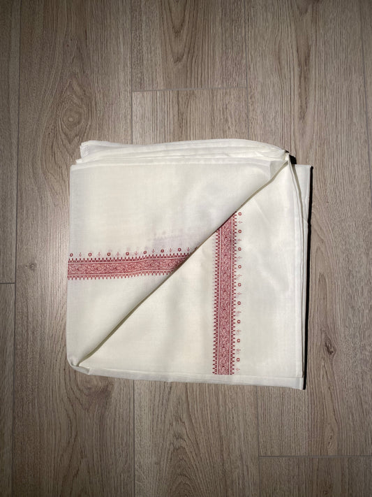 Red Yemeni Head Scarf