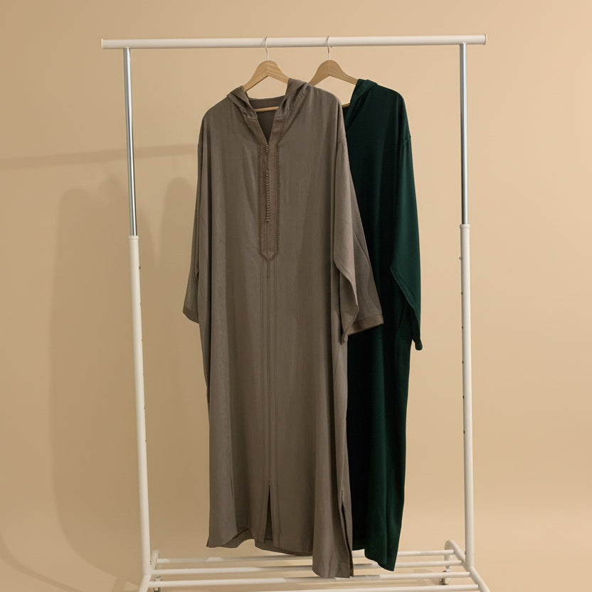 Dark Green Smooth Jallabiyya