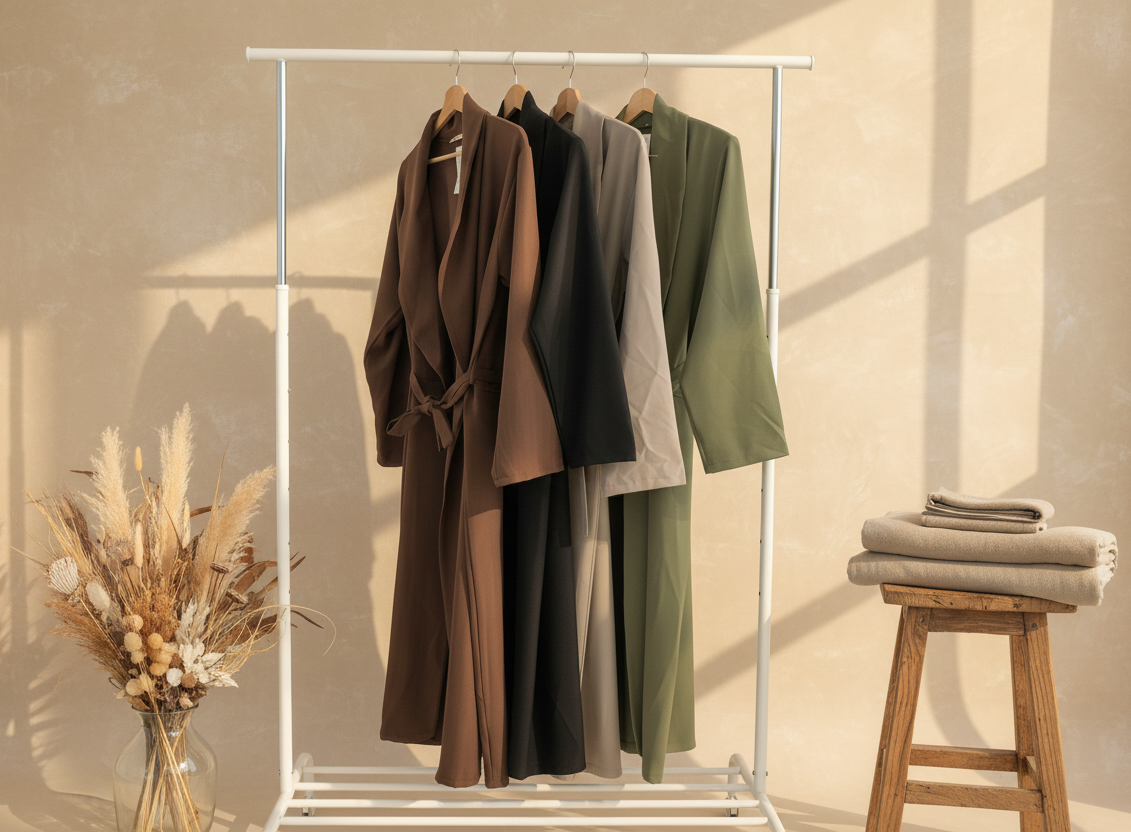 Sleek Brown Wind Jacket
