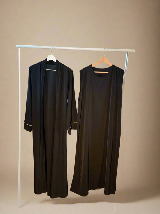 Luxurious Rhinestone Abaya Set