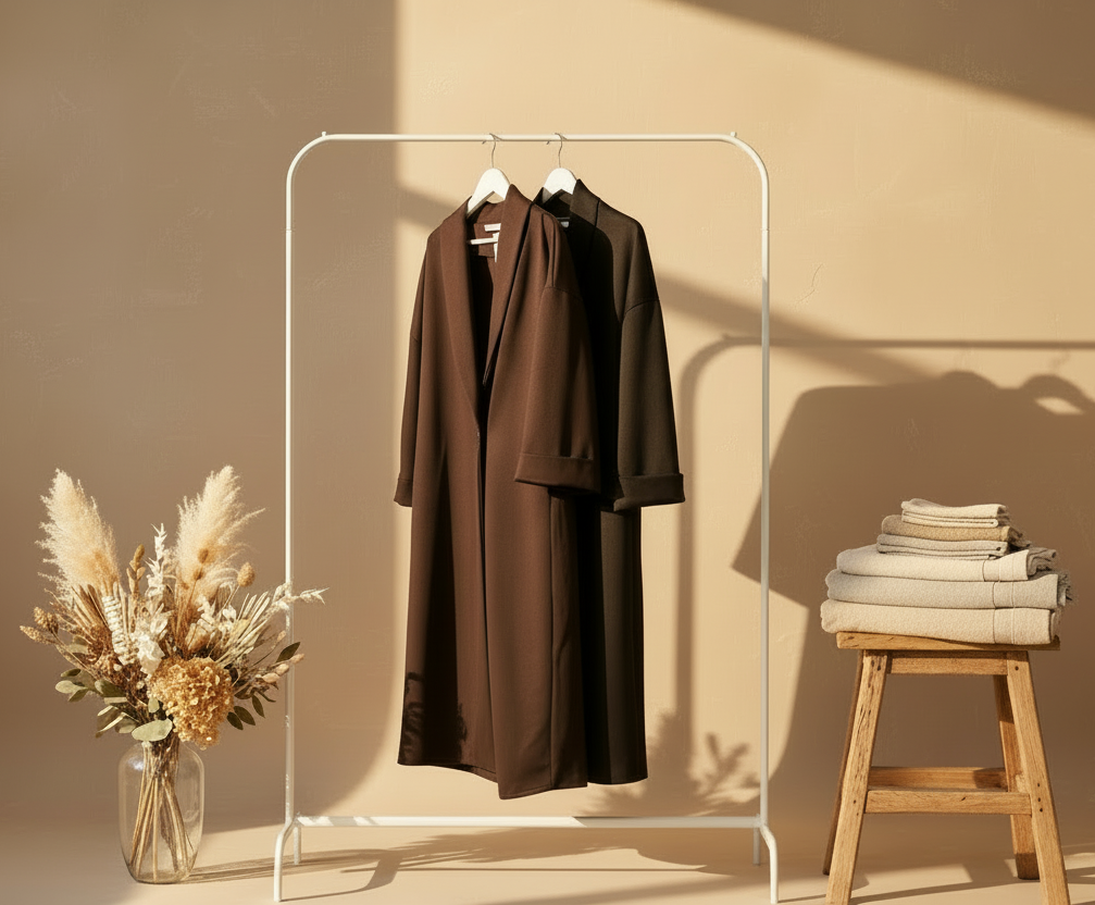 Dark Brown Plush Coat