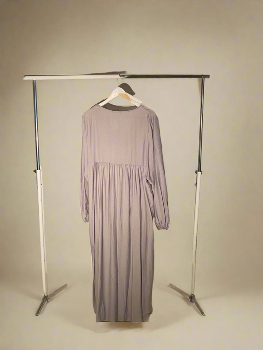 Pleaded Lavender Dress