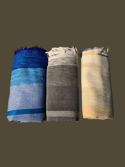 Blue Themed Moroccan Crafted Towel