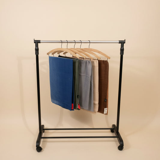 Fading Blue Fluffy Scarf