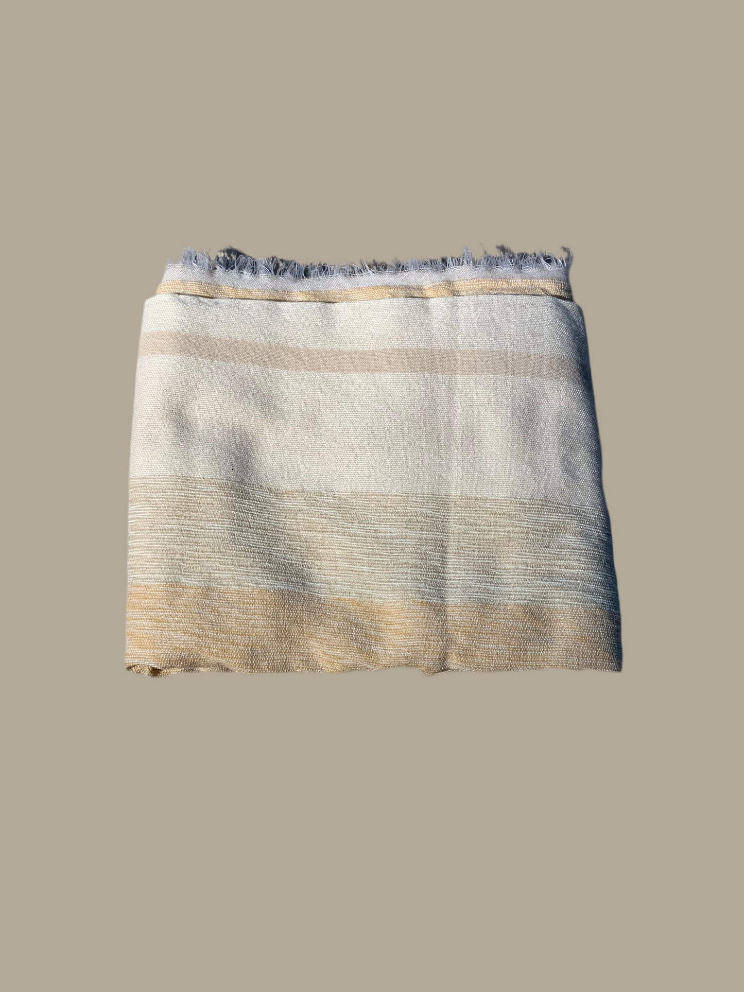 Beige Themed Moroccan Crafted Towel