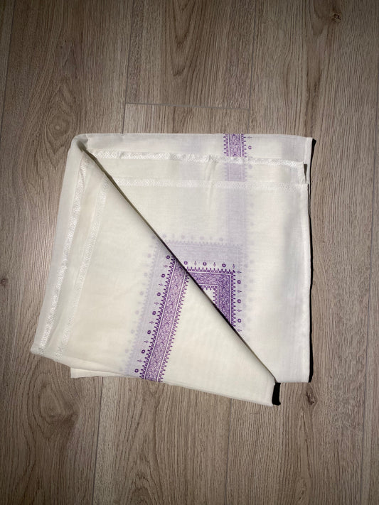 Purple Yemeni Head Scarf