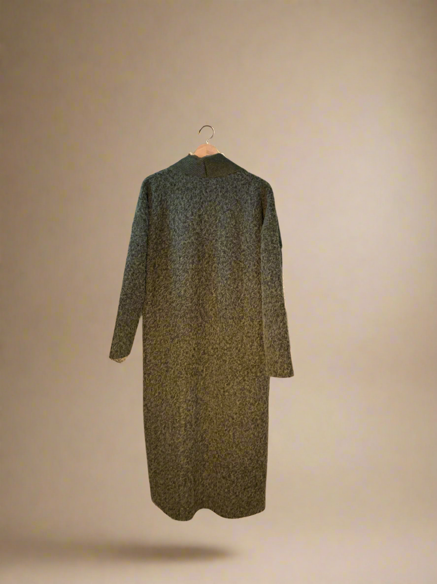 Wooly Dark Green Coat