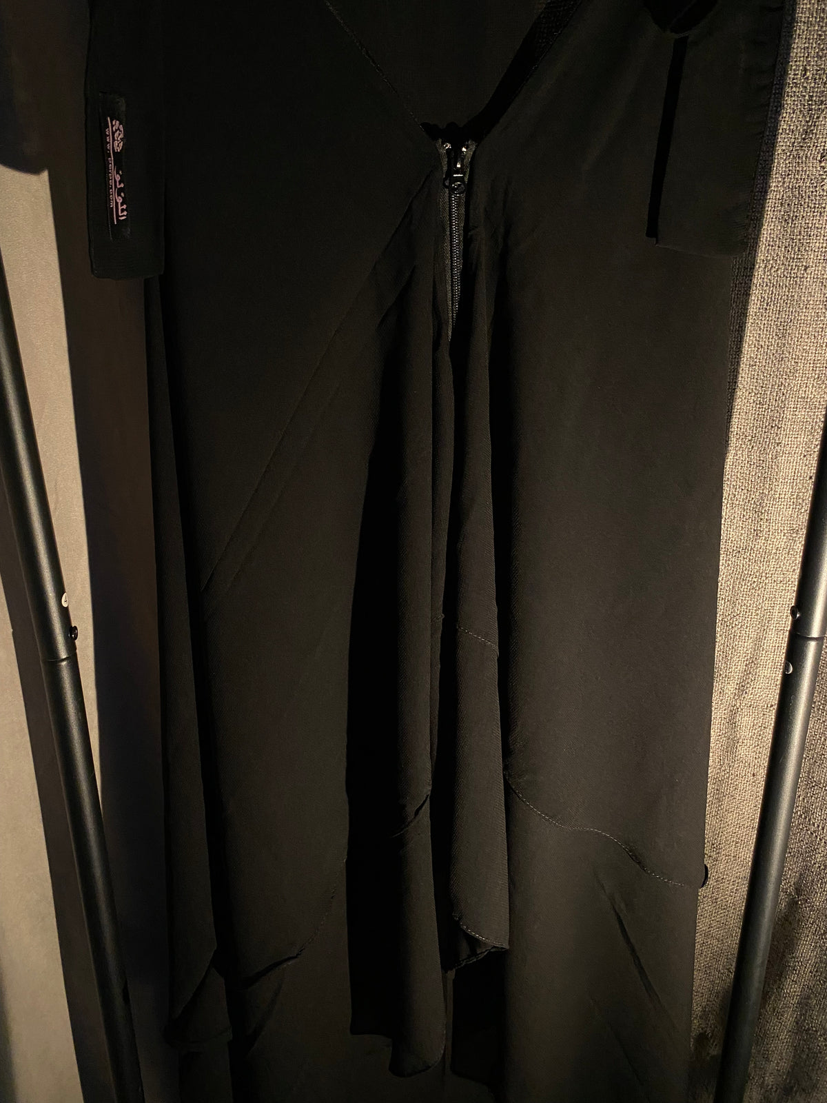 Pinched & Eyeflaped Sittar Black Niqab Cape