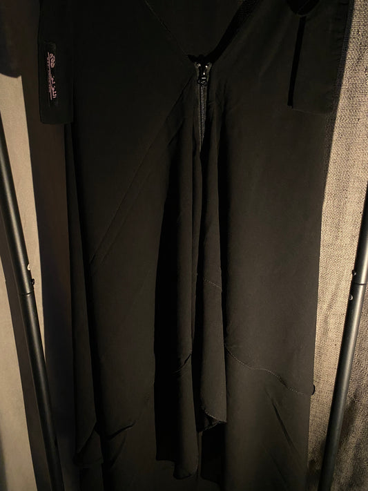 Pinched & Eyeflaped Sittar Black Niqab Cape