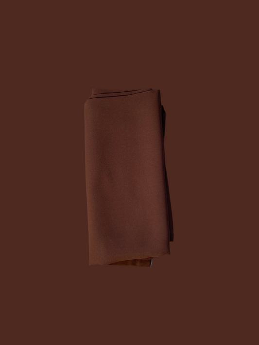 Brown Chiffon Hijab