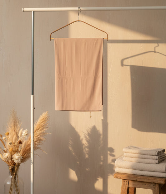 Pearly Washed Apricot Jersey Hijab