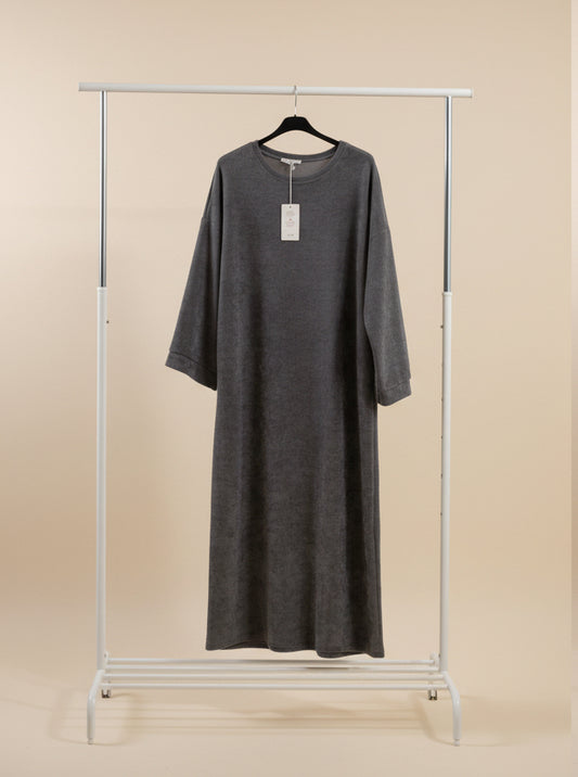 Thick Grey Rugged Dress