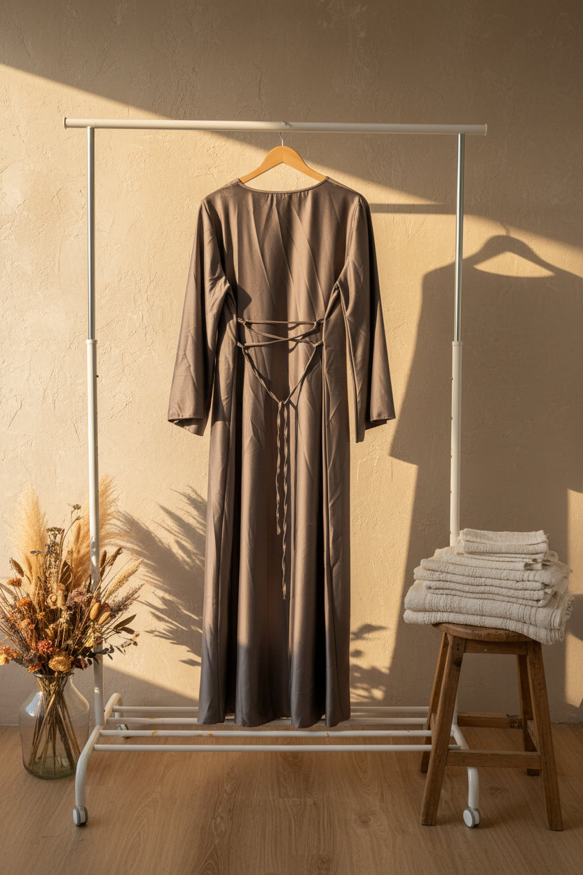 Taupe Ball Gown