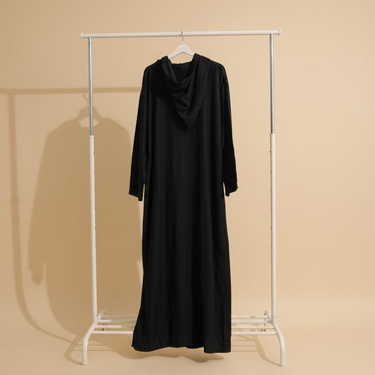 Black Cashmere Mlifa Jallabiyya