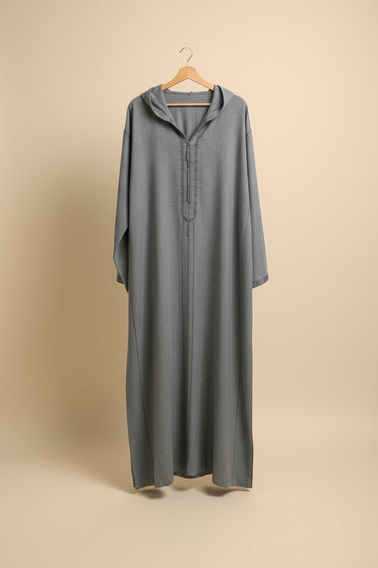 Grey Cashmere Jallabiyya