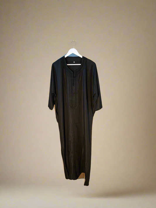 Long Sfif Black Thobe