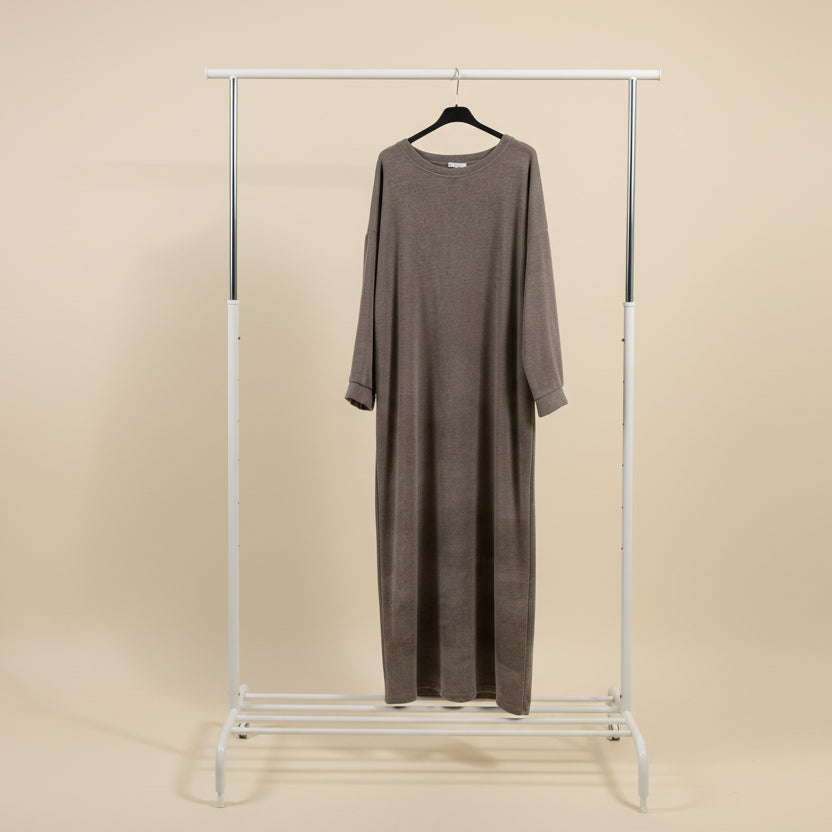 Thick Taupe Rugged Dress