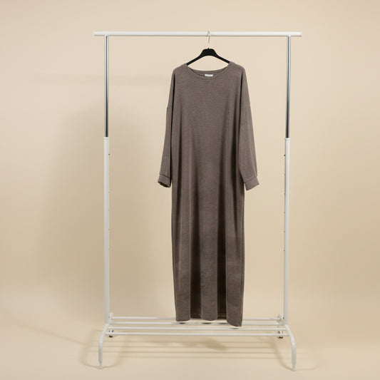 Thick Taupe Rugged Dress
