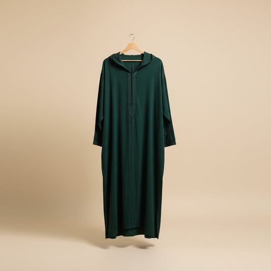 Dark Green Smooth Jallabiyya