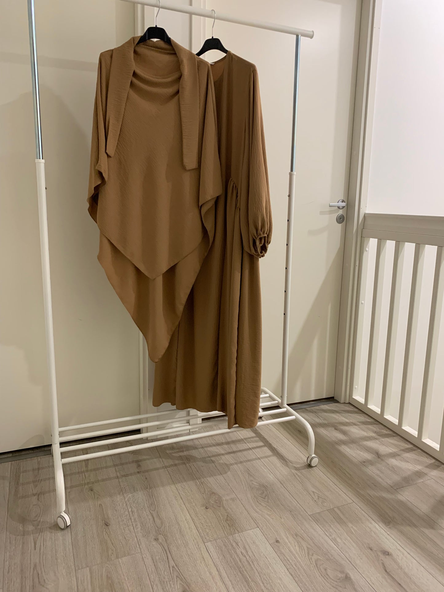 Stable Hazel Brown Khimar Set