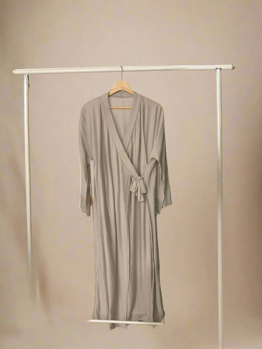 Crème Tied Thin Abaya Jacket