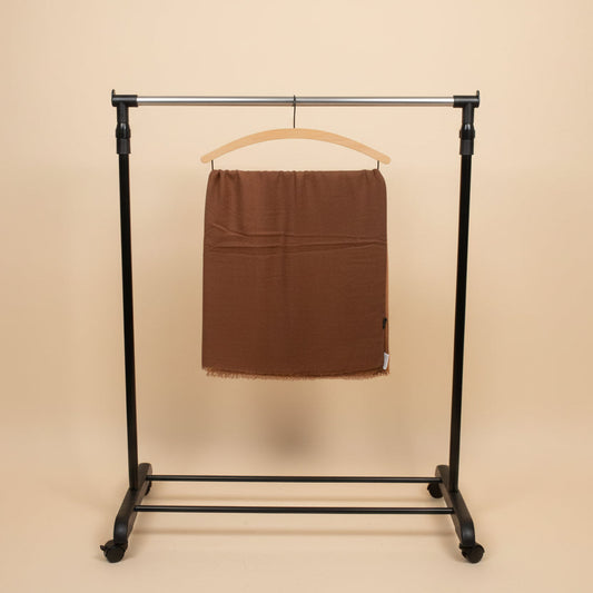 Fading Brown Fluffy Scarf