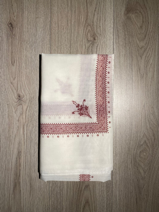 Red Yemeni Head Scarf