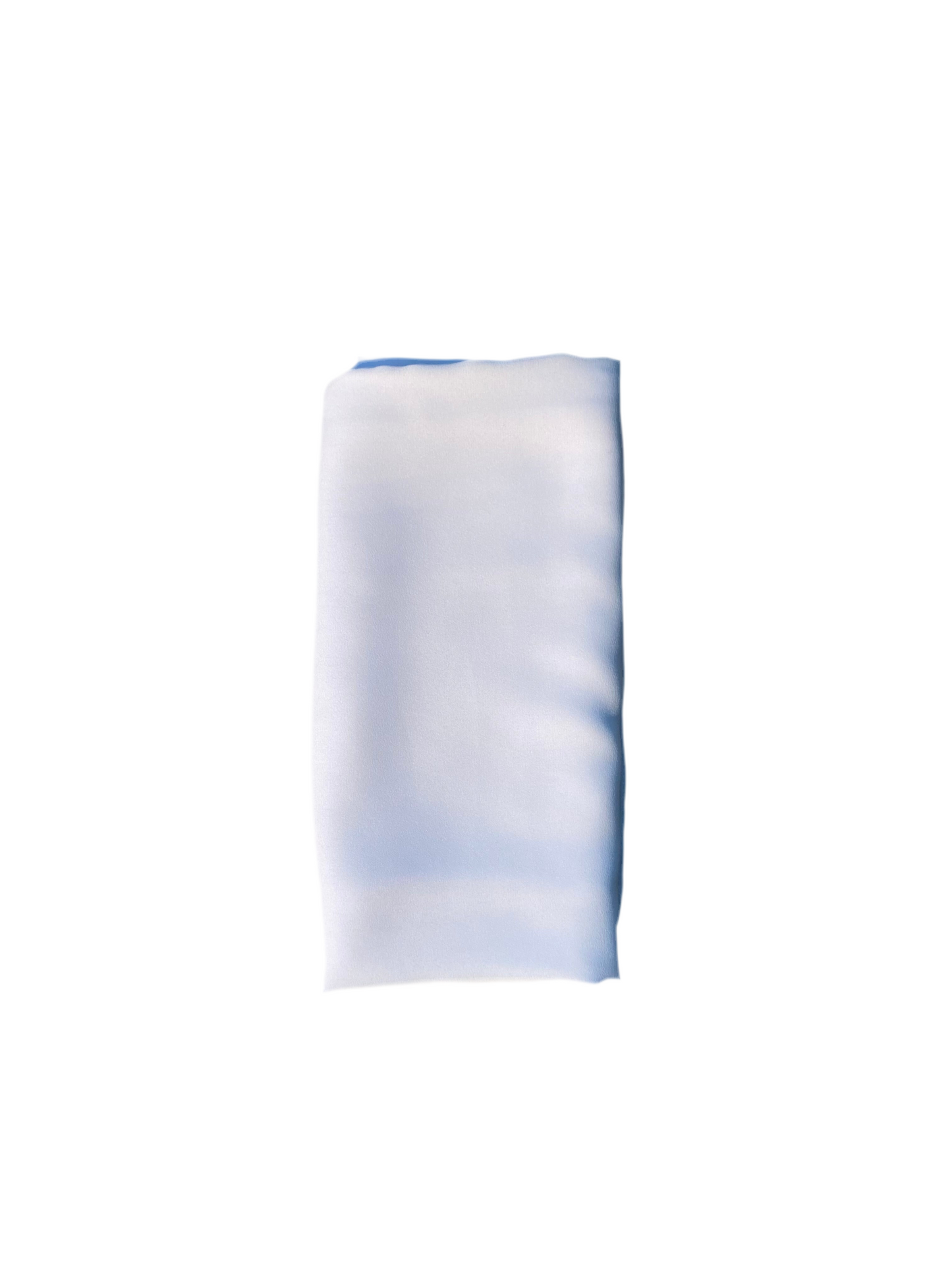 Pearl White Chiffon Hijab