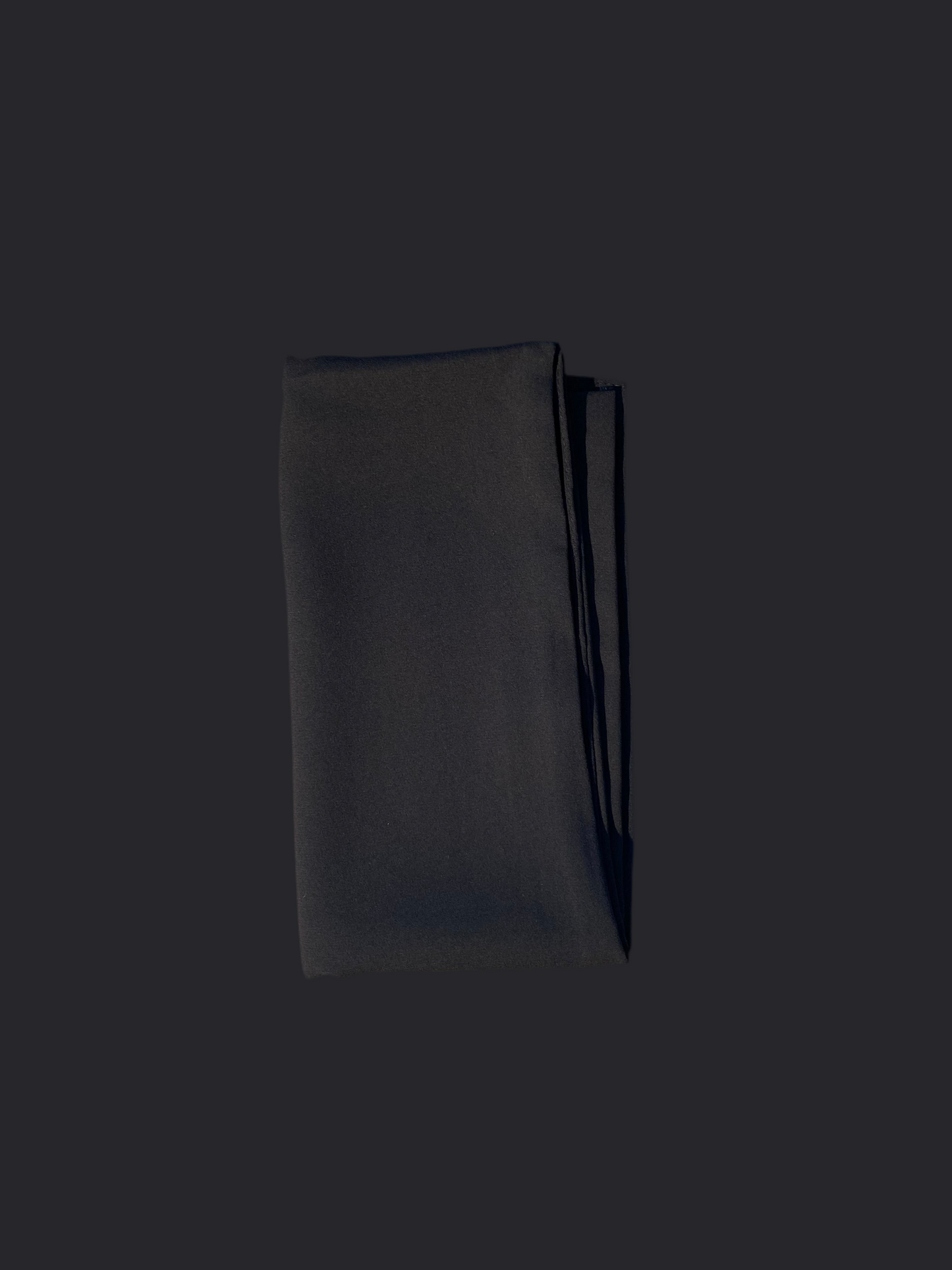 Black Chiffon Hijab
