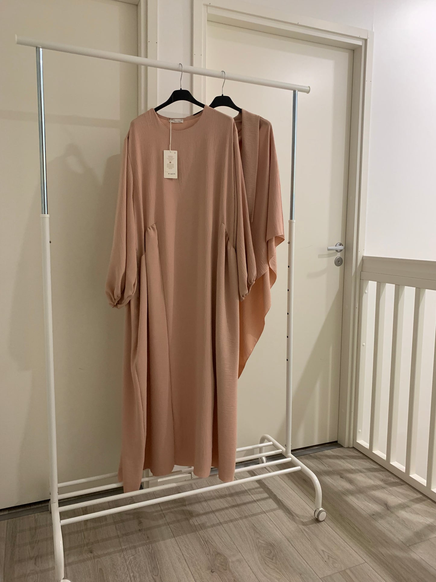 Peach Pink Khimar Set