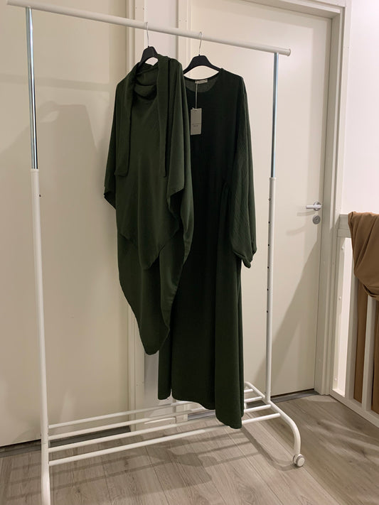 Stable Black Khimar Set