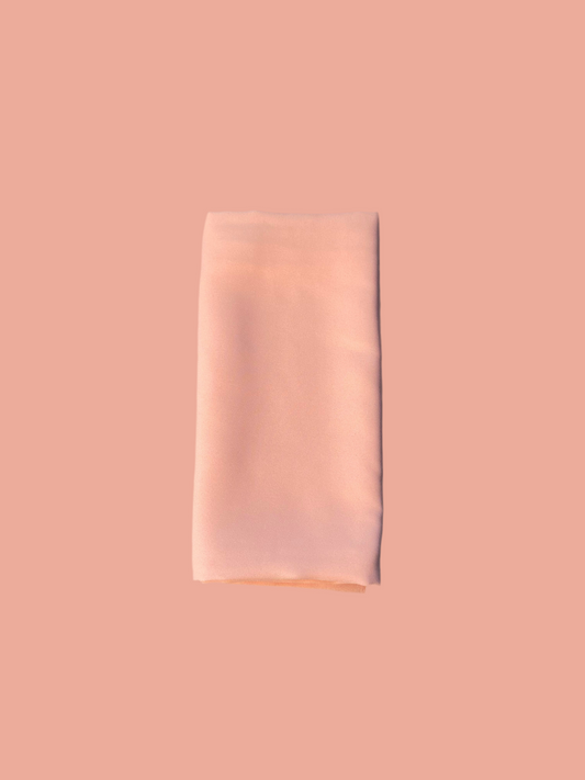 Peachy Pink Chiffon Hijab
