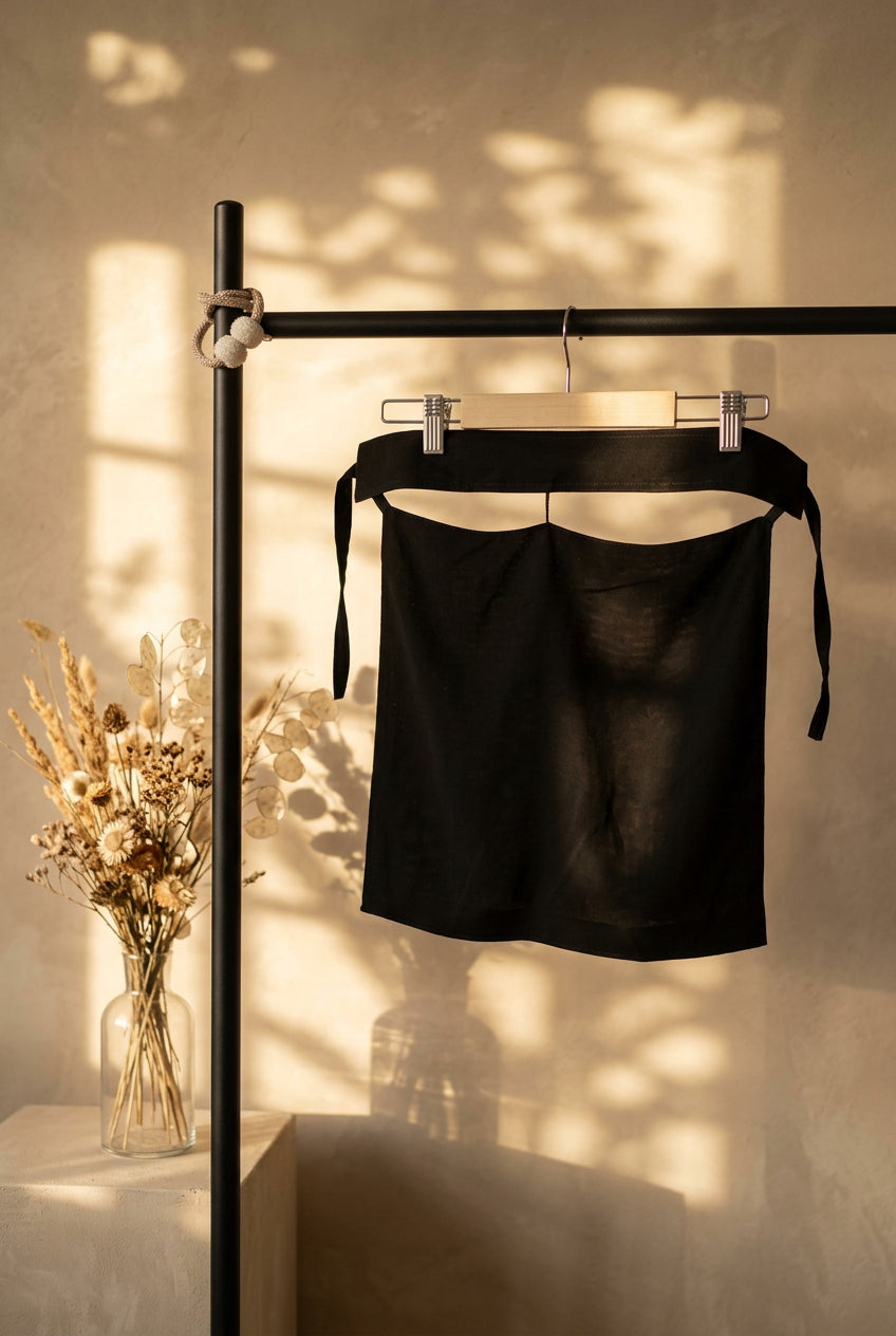 Stringed Black Niqab