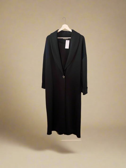 Black Plush Coat