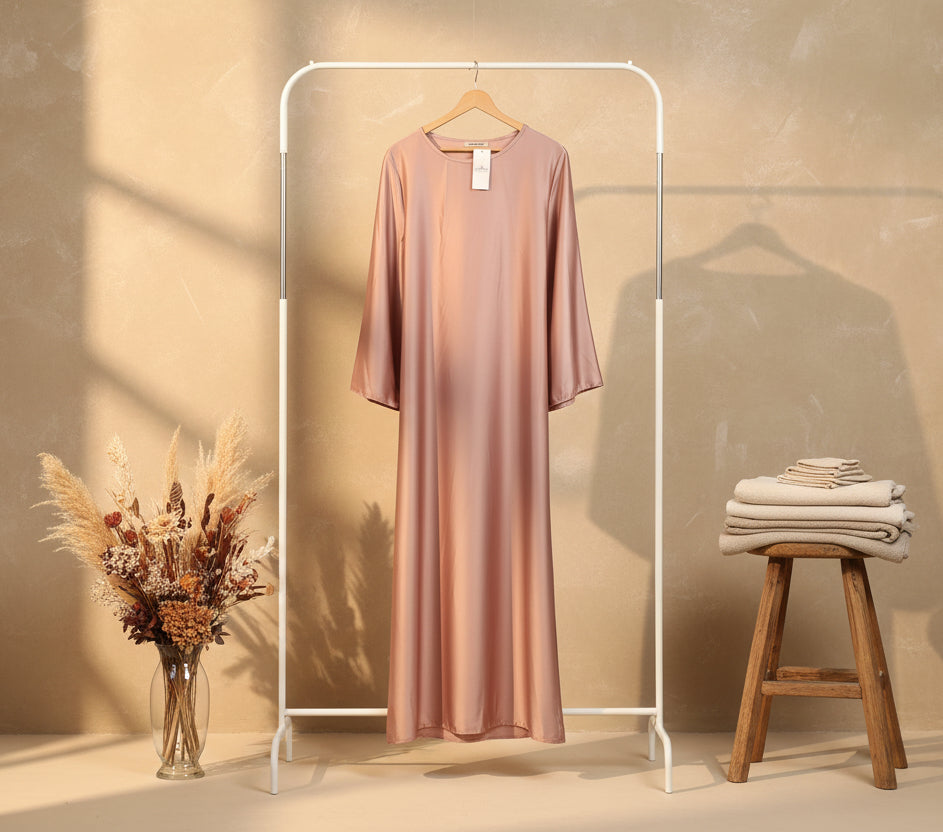Silky Rose Ball Gown