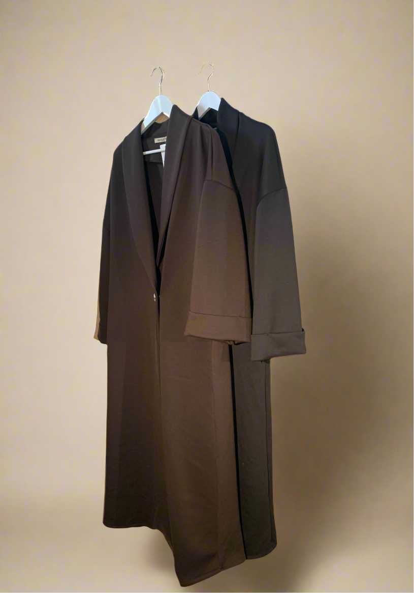 Dark Brown Plush Coat