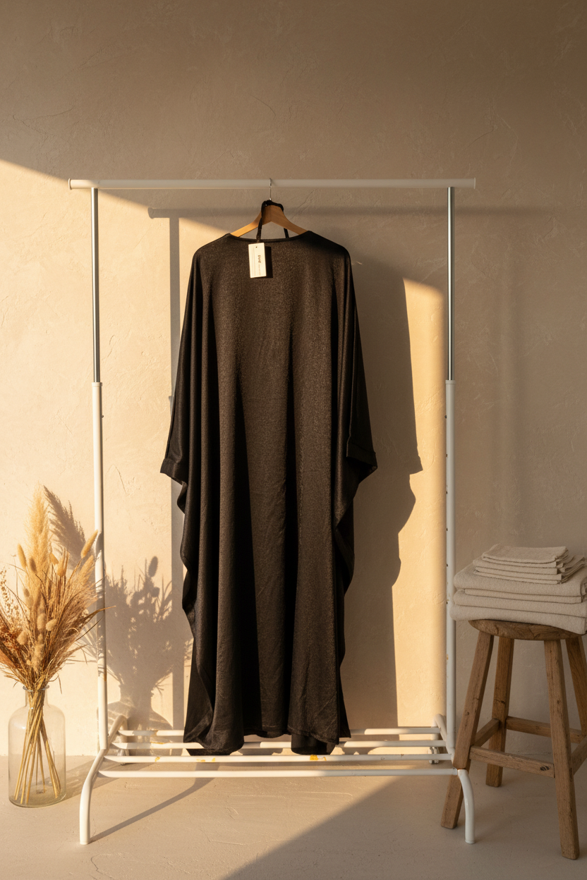 Distressed Designed Butterfly Abaya