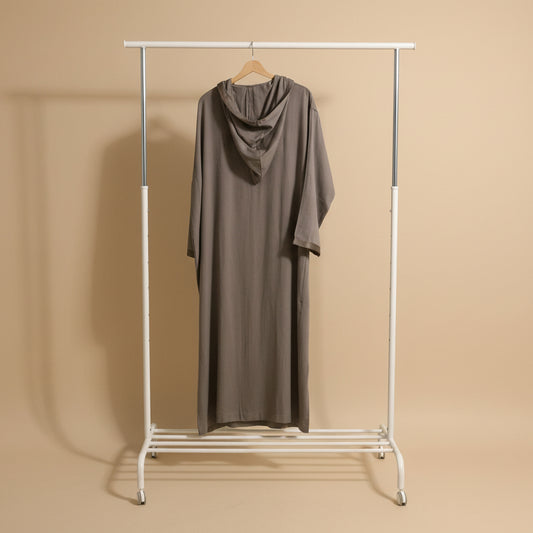 Silvery Grey Smooth Jallabiyya