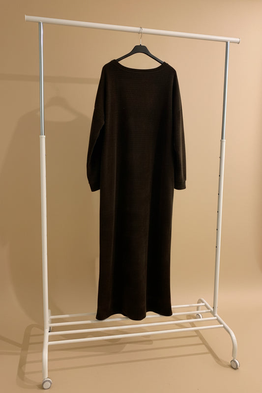 Thick Dark Brown Rugged Dress