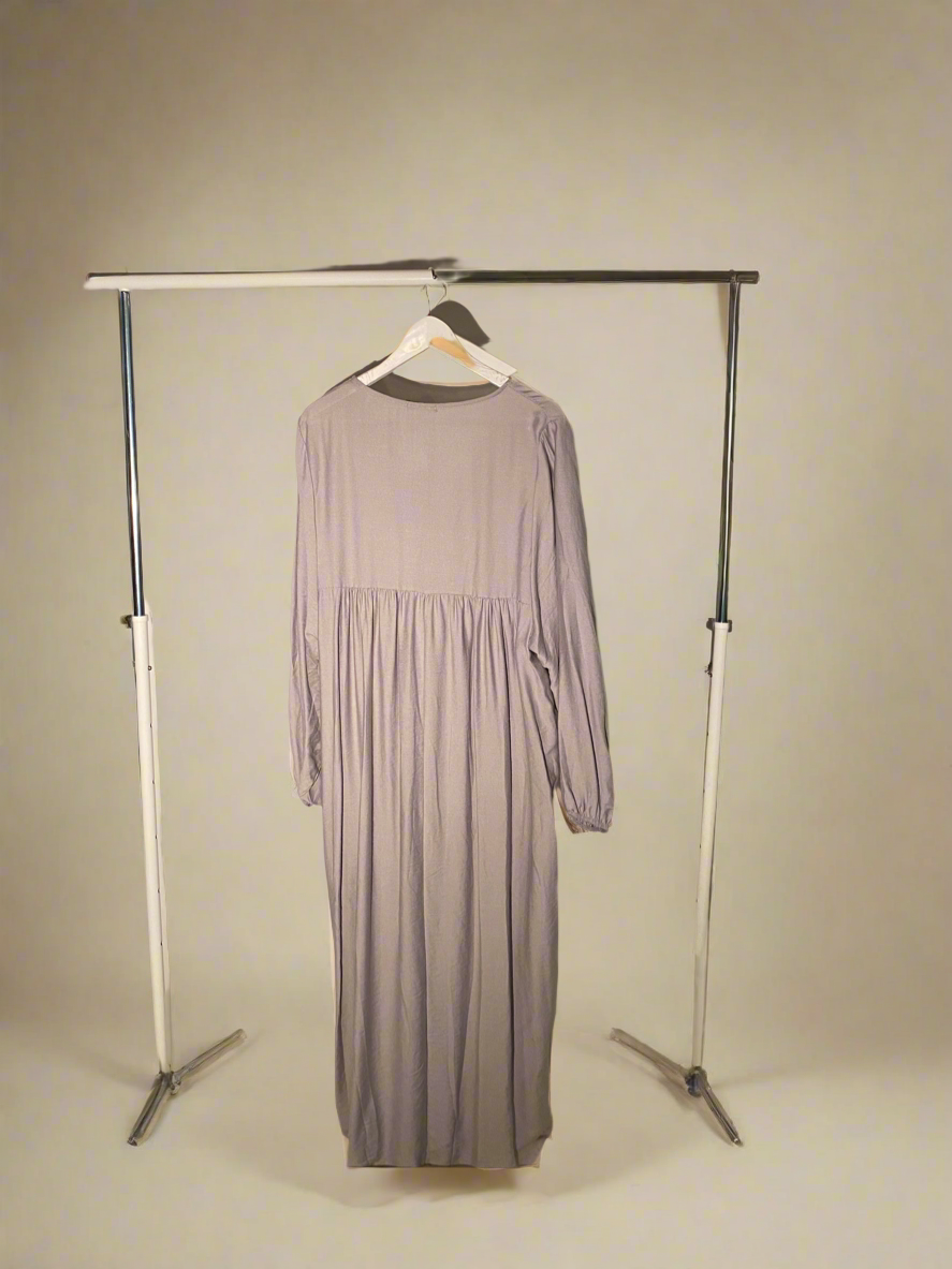 Pleaded Lavender Dress