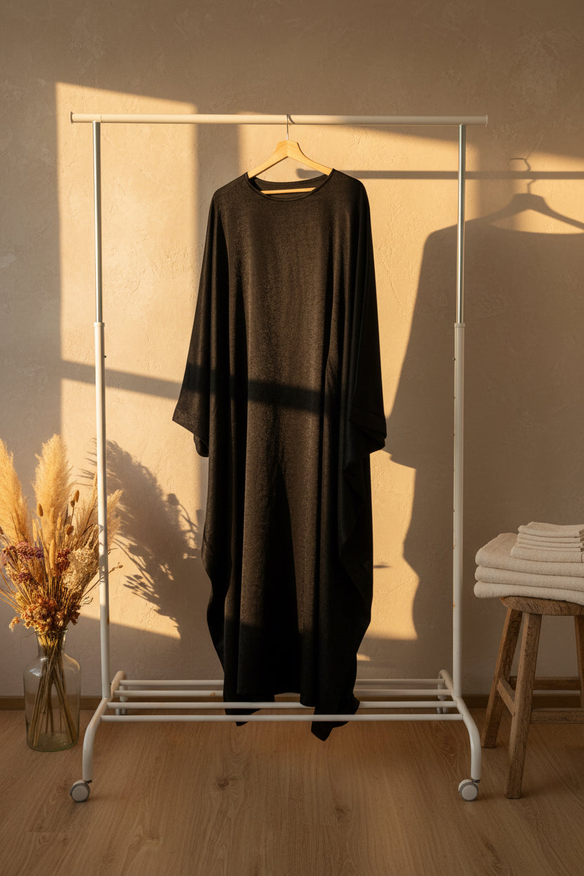 Distressed Designed Butterfly Abaya