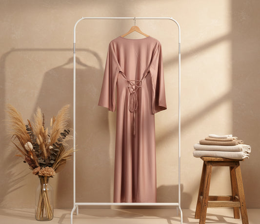 Silky Rose Ball Gown