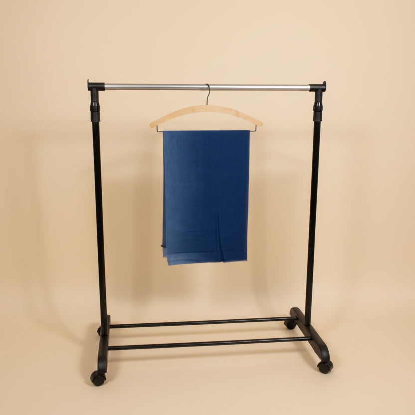 Fading Blue Fluffy Scarf