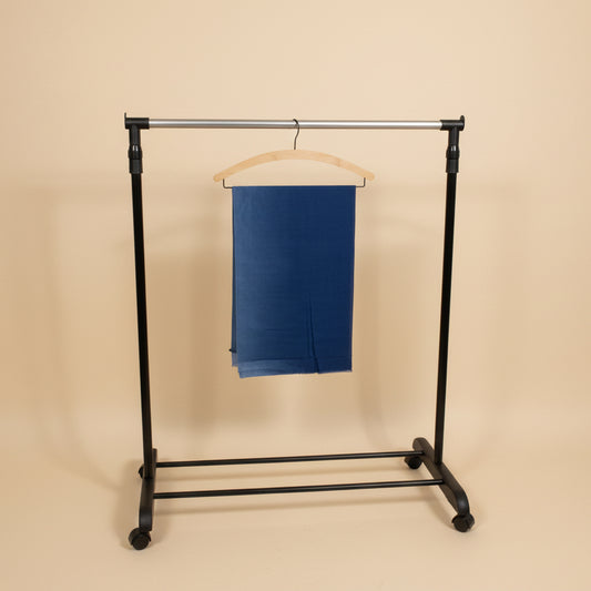 Fading Blue Fluffy Scarf