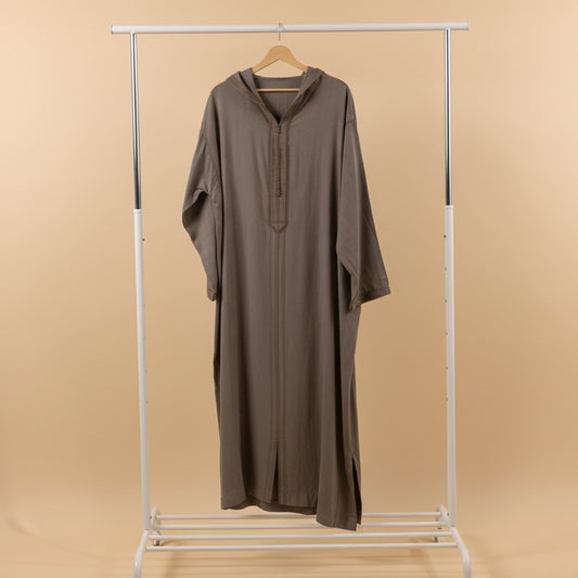 Silvery Grey Smooth Jallabiyya