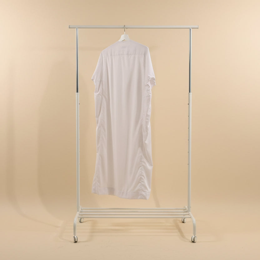 Short Sleeve White Thobe