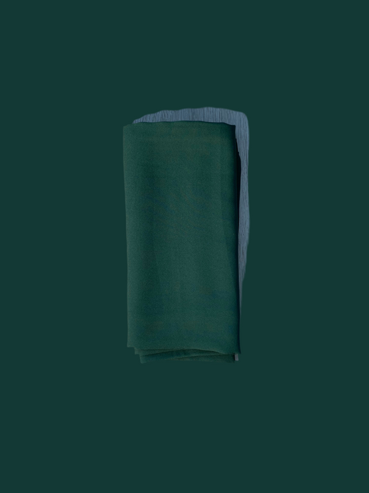 Dark Green Chiffon Hijab