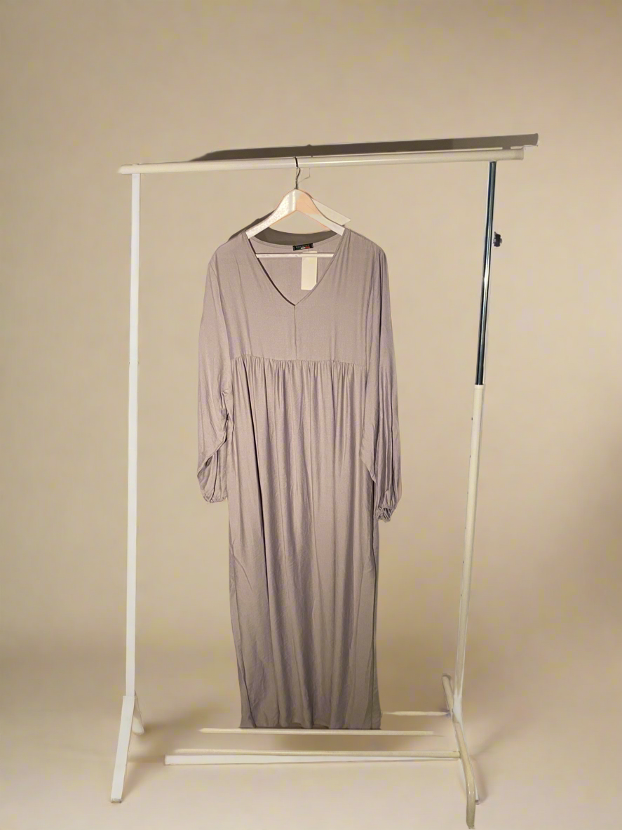 Pleaded Lavender Dress