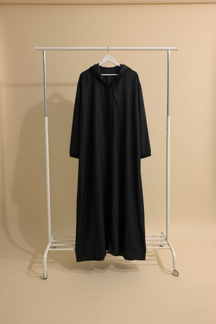 Dark Grey Cashmere Jallabiyya