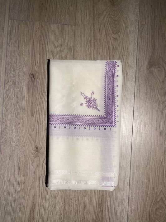 Purple Yemeni Head Scarf